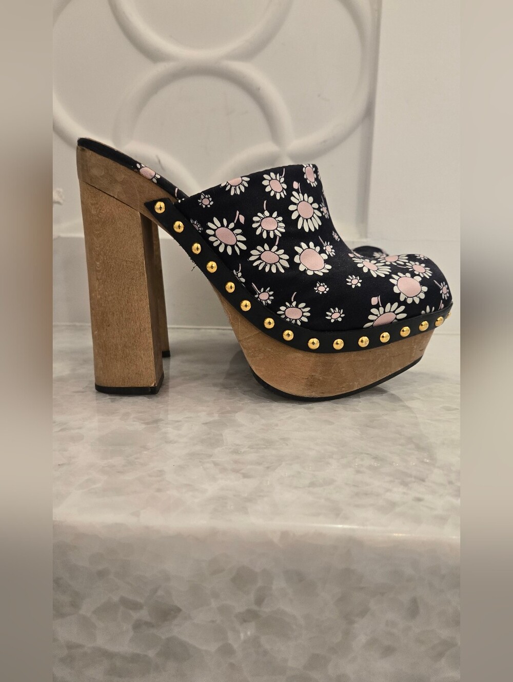 MiuMiu Platform Clogs Sz 8